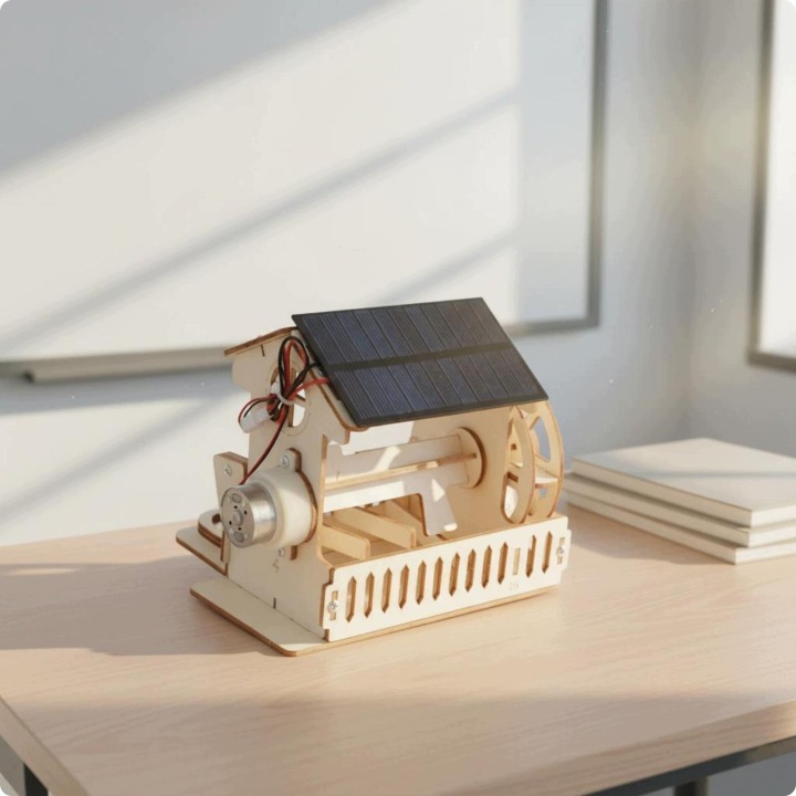 Rice Hulling Water Wheel Руки на навчання DIY Модель колеса водного