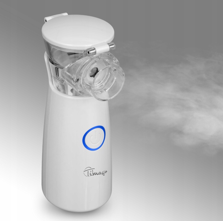 Інгалятор сітчастий для небулізації бездротовий тихий 2 маски Yuwell — фото 12
