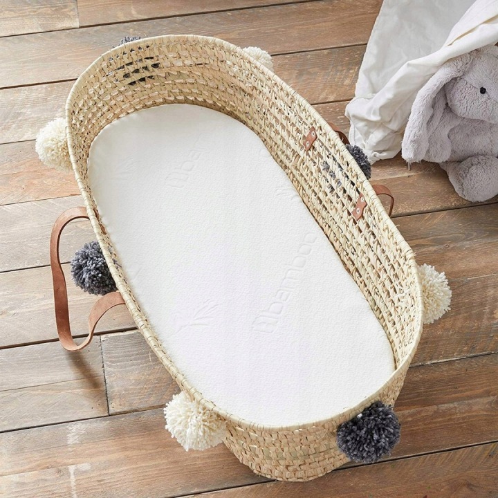 BABYSOM матрац бамбуковий для люльки кошика 72 x 32 x 4 см 32x72 — фото 2