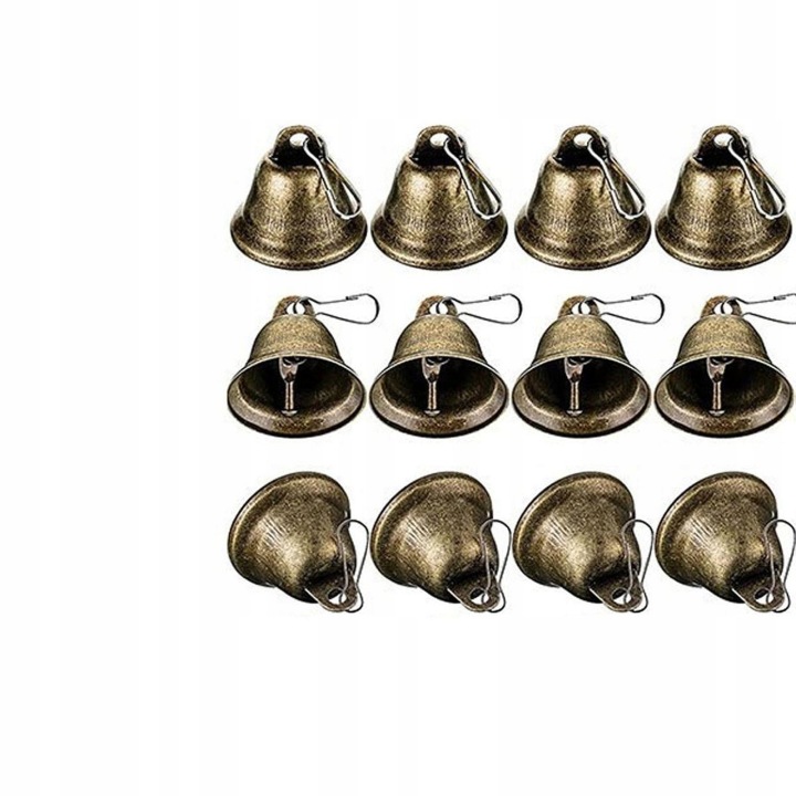 Коричневий Маленькі Jingle Bells DIY Декоративні Міні Підвісні Craft Bell 30 шт. — фото 2