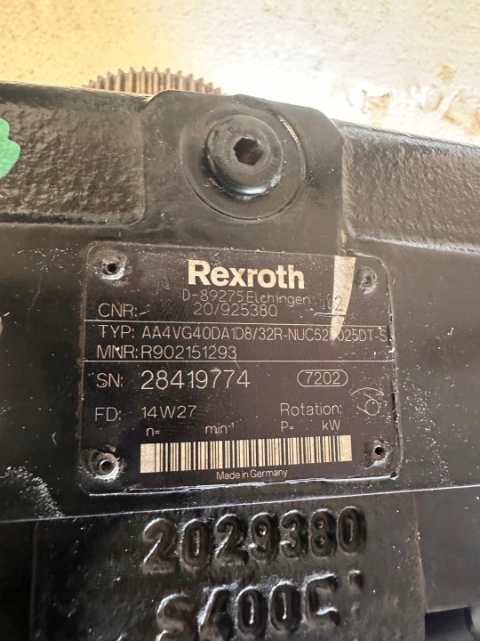 REXROTH HYDRAULIQUE AA4VG40DA1D8/32R-NUC52F025DT-S 6