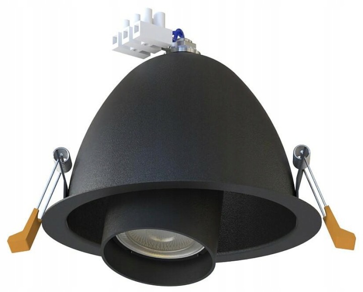Reflektor Sufitowy do Domu Oprawa Podtynkowa DOWNLIGHT Czarny 1xGU10 IP20