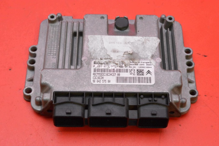 Bedienteil Computer DES MOTORS 9664257580 PEUGEOT 308 1 und T7 1.6 HDI 109 KM