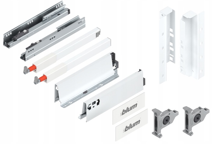 Blum Tandembox 270 Šuplík střední C Bílá 30 kg