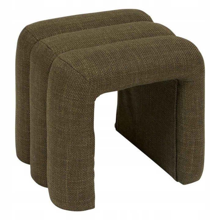 Čalouněný Stůl Polyester Khaki 43X42X44 CM