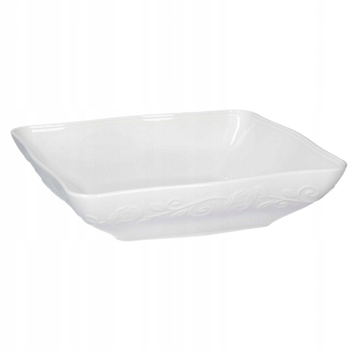 Sada 6 čtvercových mělkých misek 22 cm Florentina La Porcellana Bianca