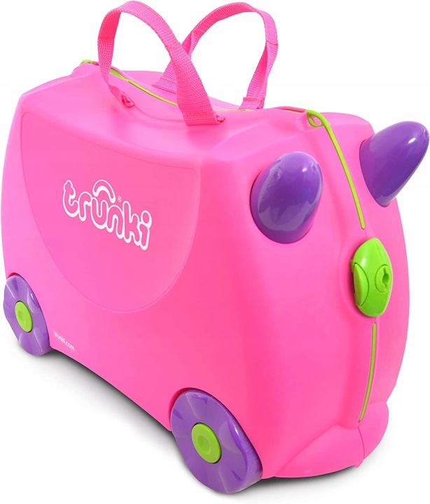 TRUNKI валіза для дітей що їздить валізка рожева Trixi — фото 4
