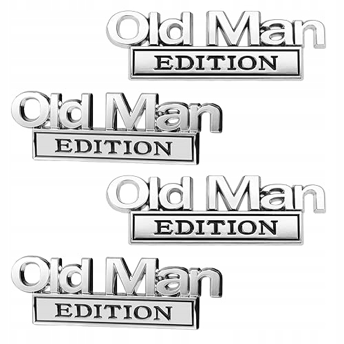 4 шт. емблем автомобільних OLD MAN шт. емблем автомобільних