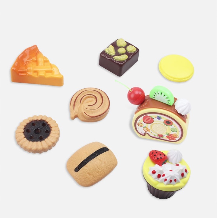 BIRTHDAY CAKE FOR CUTTING VELCRO SET FOR CHILDREN CANDLES + ACCESSORIES Minimum kid's age 3