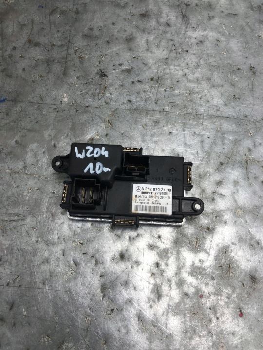 heater fan resistor MERCEDES W204 A2128702110
