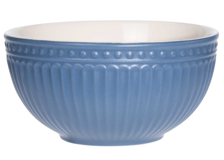 MISKA MISA na Zupy Sałatki Chipsy przekąski KAMIONKA 610 ml niebieska boho