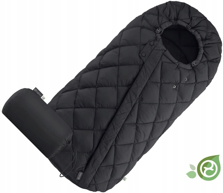 Cybex Snogga Міні 2 конверт для автокрісла 0-13 кг Moon Чорний