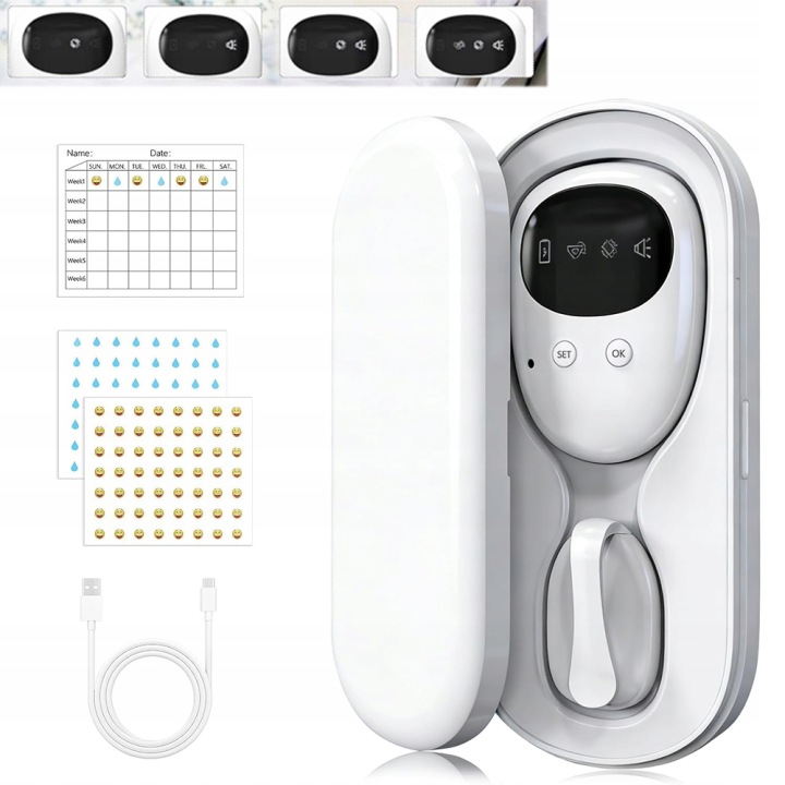 Alarm Probuzení Bezdrátové Vlhkosti V Namáčecím Lůžku 3 Režimy