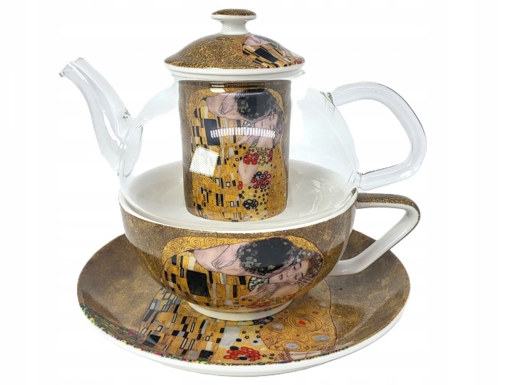 Konvička na džbán šálek Tea for one Gustav Klimt