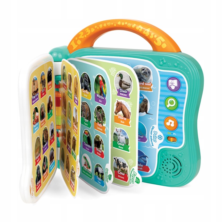 Розвивальна інтерактивна книжечка 101 Тварин Smily Play Winfun 18 міс.+ — фото 6