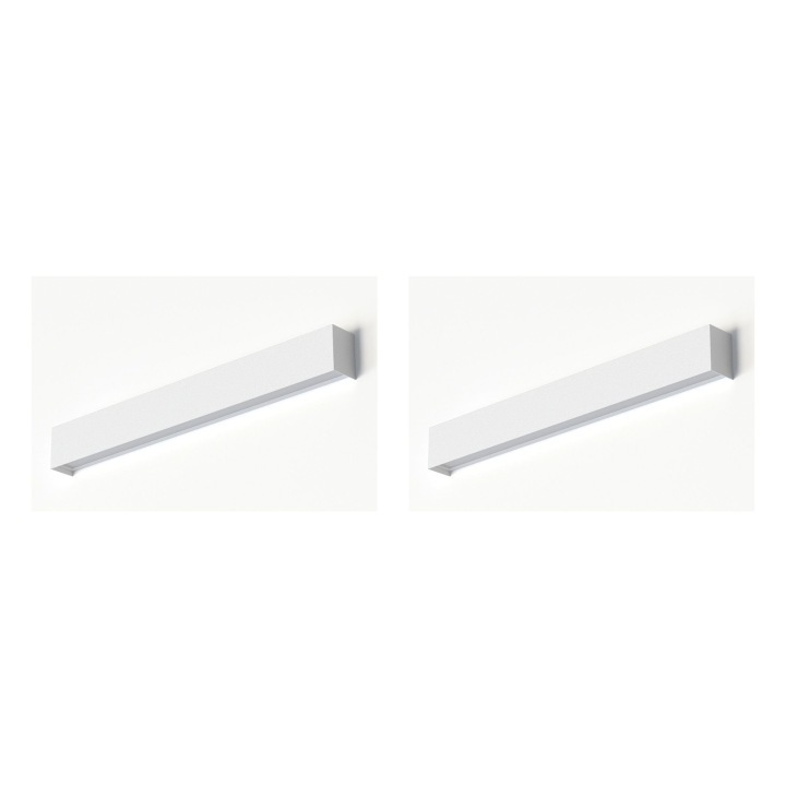 Nástěnná lampa Straight Bílá Led Sada 2 ks Nowodvorski