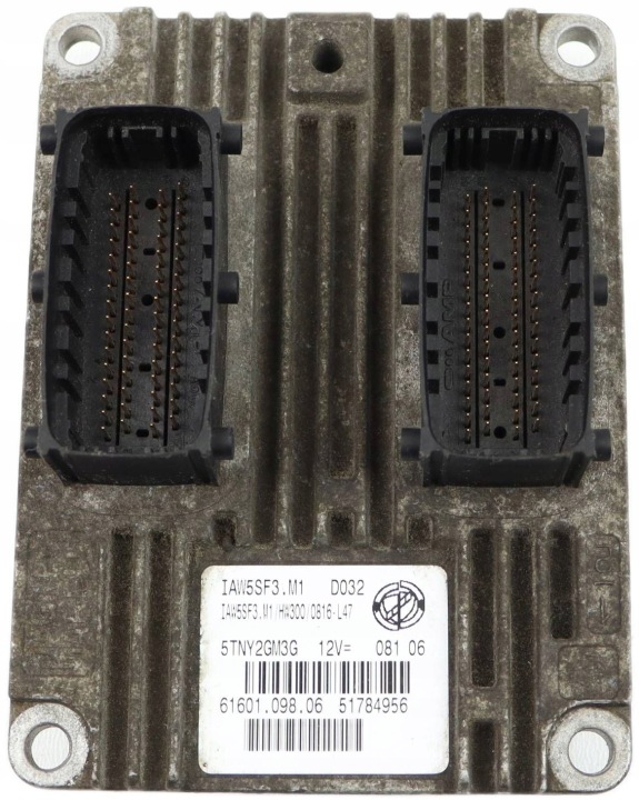 FIAT GRANDE PUNTO et Ordinateur Unité de contrôle Moteur 1.2 IAW5SF3.M1 51784956
