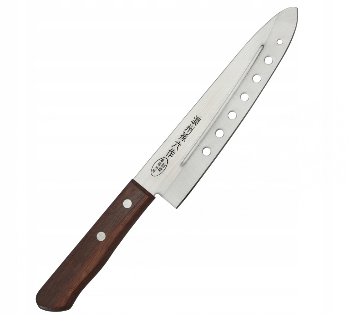Satake Tomoko 420J2 Nůž japonského šéfkuchaře Air Holes 18 cm