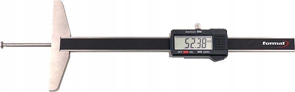 Digitální hloubkoměr s talířovou měřicí špičkou 100 mm Format