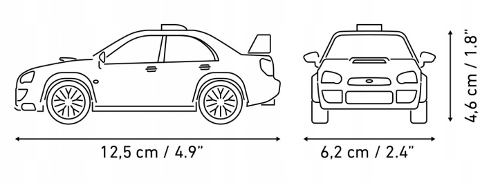 Автомобіль Конструктор Cobi 24650 Subaru Impreza WRC 2003 88 ел. — фото 7
