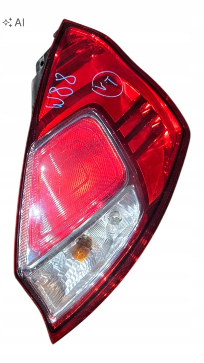 FORD FIESTA MK7 LIFT komplett licht rechts C1BB-13404-AA 12-2017