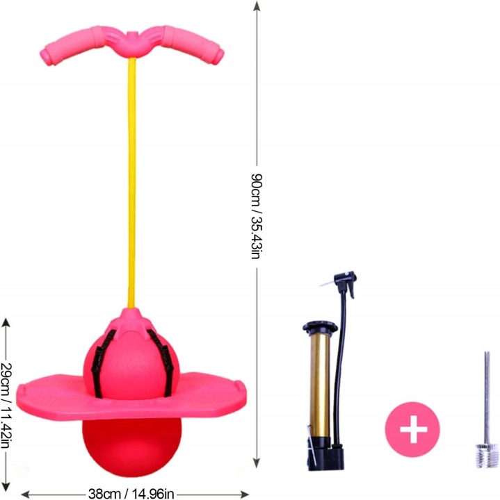 Стрибунець для дітей POGO JUMPER рівновага рожевий — фото 11