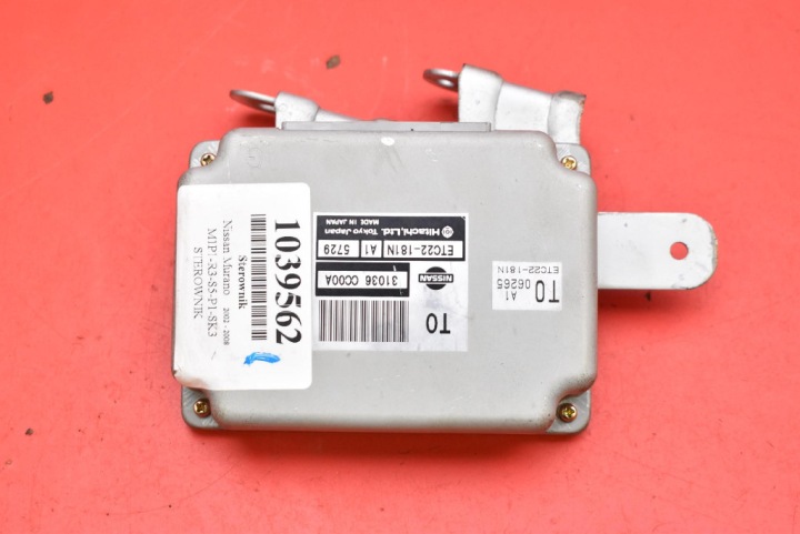 control unit gearboxes of the gear 31036CC00A NISSAN MURANO Z50 3.5 V6 234KM 02-08