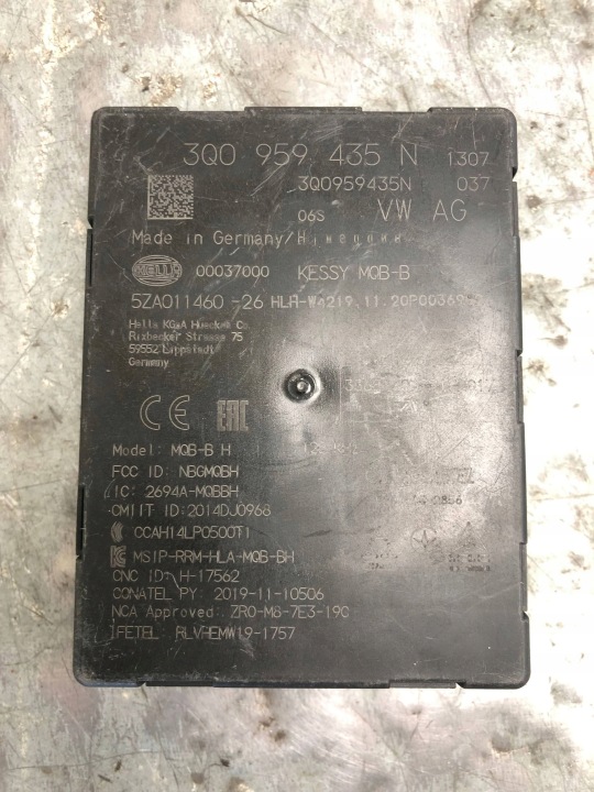 module control unit KESSY KEYLESS VW SKODA AUDI 3Q0959435N