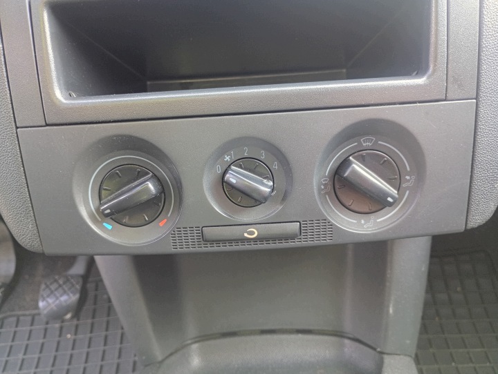 Panel switch regulacja air conditioning devices ogrzewania Skoda Fabia and 1 99-07