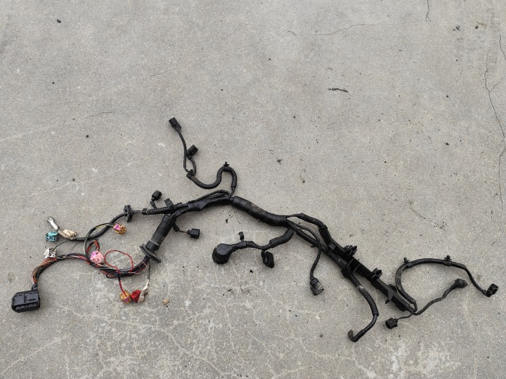 wiring bundle of the engine VW T5 2.5 TDI manual 7H0971072DK