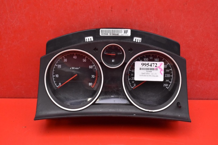 quadro strumenti TACHIMETRO contagiri OROLOGIO EU 13225986 OPEL ZAFIRA B 1.8 16V 140 KM 05-10