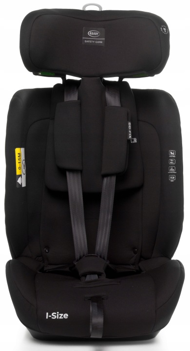 4Baby GO-FIX I-Size автокрісло 9-36 кг 76-150 см - Чорний — фото 12