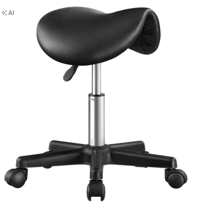 Songmics OSC014B101 Barová Židle na kolečkách s nastavitelnou výškou