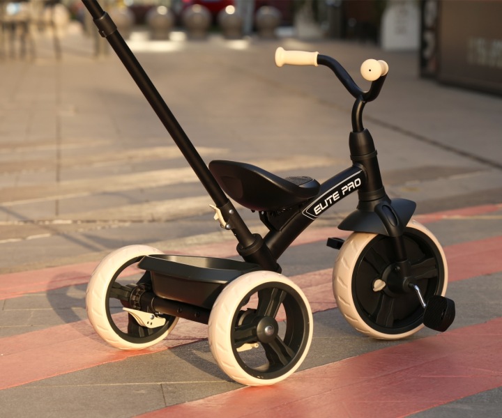 Qplay Велосипед Триколісний Elite Pro Чорний — фото 12