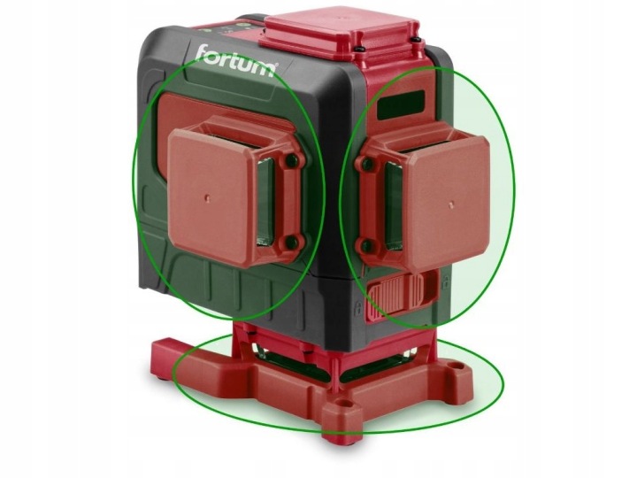 Laser zelený 3D liniový, křížový samonivelační 4780216