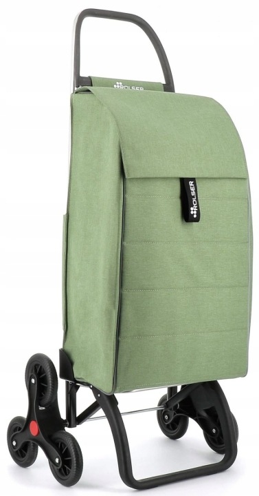 Rolser Jolie Tweed 6 nákupní taška s kolečky do schodů, zelená