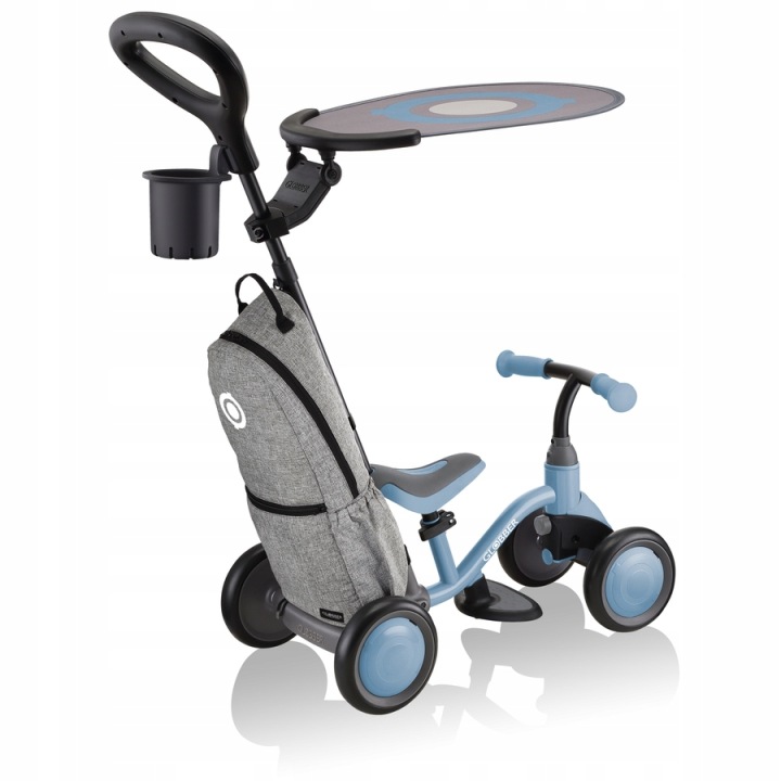 Велосипед багатофункціональний Globber LEARNING BIKE 3 в 1 DELUXE 639-200 Ash Синій — фото 6