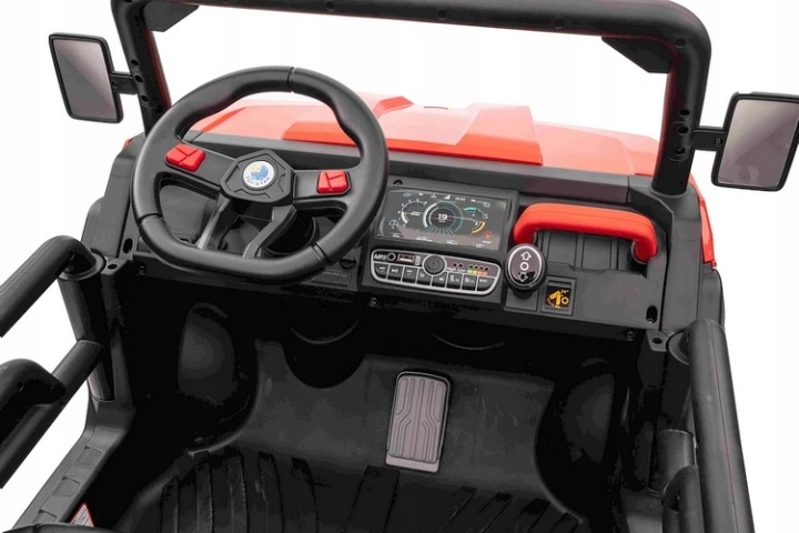 Білий JEEP для дітей самоскид акумулятор 12 В сила 180 Вт пульт — фото 10