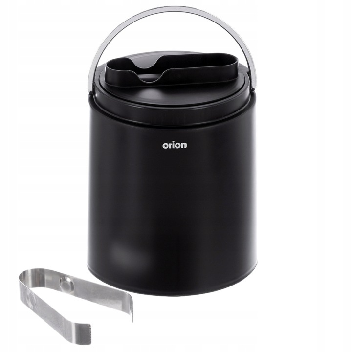Kbelík na led ocelový černý Black 1,9 l