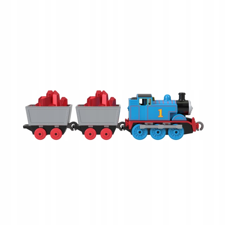 FISHER PRICE TOMEK I PRZYJACIELE локомотив томас з двома вагончиками JFV72 — фото 5
