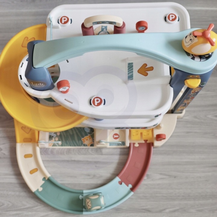 SMOBY великий великий гараж трек мийка 2 транспортні засоби + рампа набір для дітей — фото 13