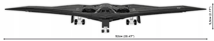 Cobi ARMED FORCES Бомбардувальник Northrop B-2 SPIRIT 5916 1109 ел. — фото 3