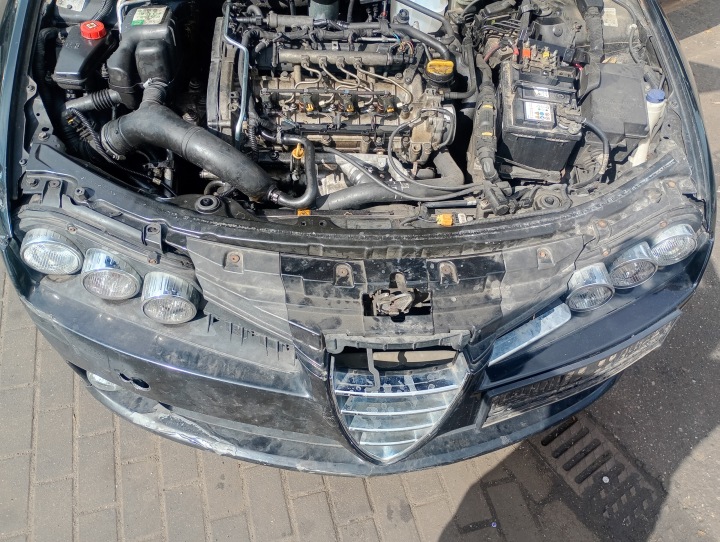 Traversa di ferro Ossatura anteriore RIVESTIMENTO z TRAVERSA paraurti Alfa Romeo 159 05-08