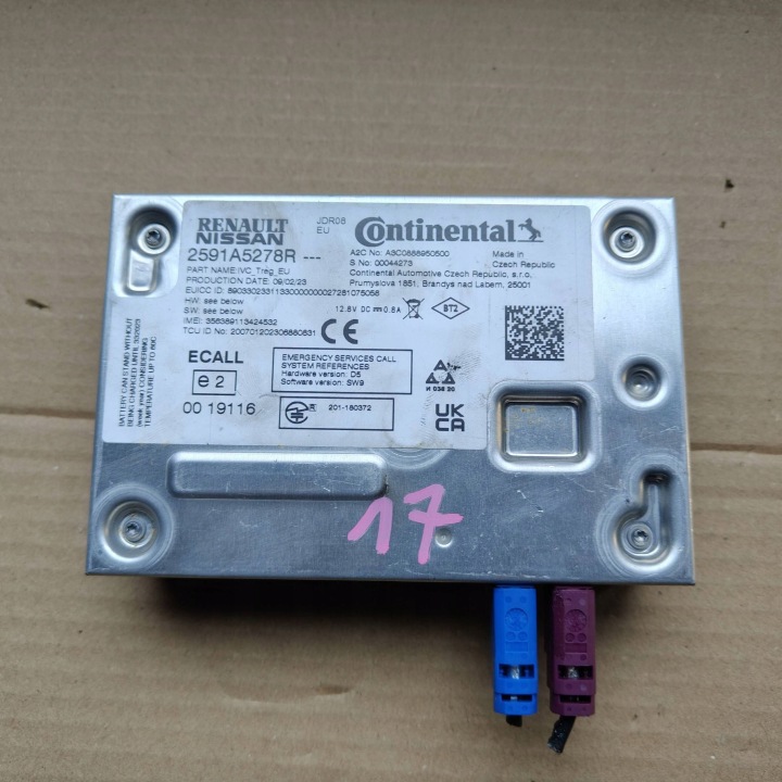 modul Bluetooth Dacia Sandero III 2591A5278R