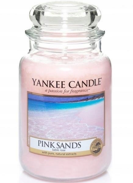 Yankee Candle Velká dóza Pink Sands Růžové písky Vonná svíčka 623g
