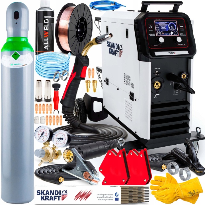 Invertorová Svářečka Skandi Kraft Mig 350 Mma Tig 400V 350A Igbt 4R Puls
