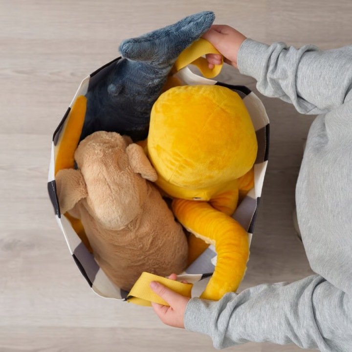 IKEA NICKY Сумка чорний білий у смужку — фото 3
