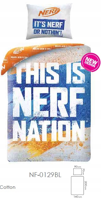 Halantex Povlečení Nerf Nation 140x200, 70x90