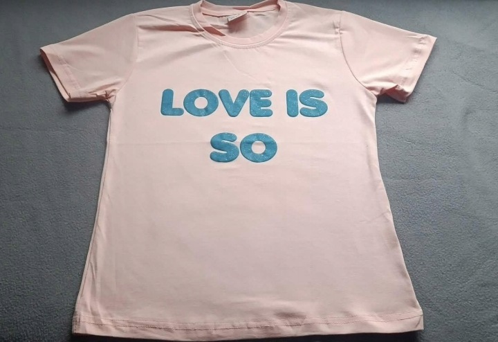 Bluzka t shirt dla dziewczynki bawełniana koszulka krótki rękaw — zdjęcie 17