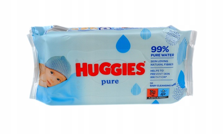 Huggies Pure Серветки вологі 56 шт. — фото 3